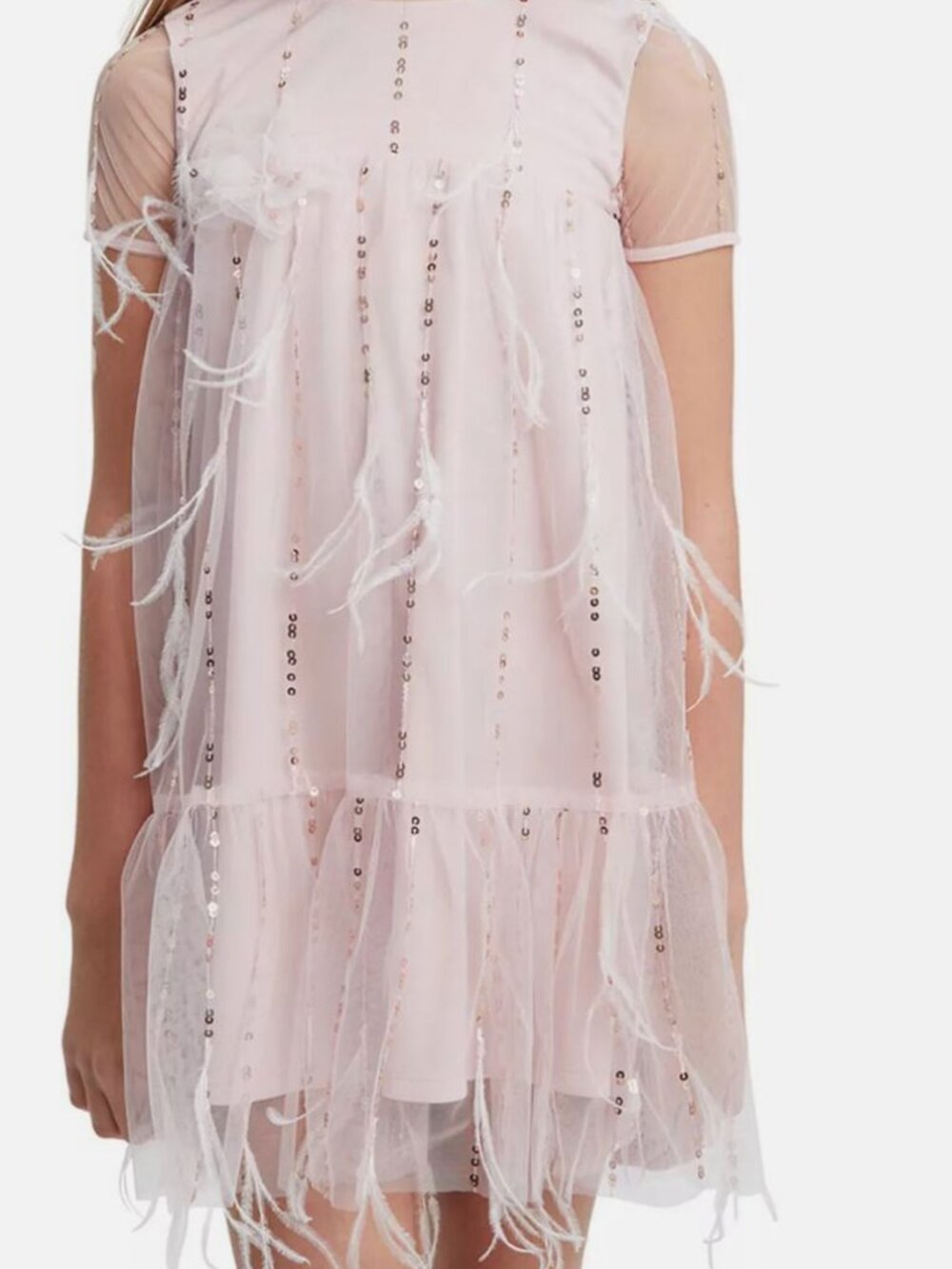 Bardot Junior Kids Girls Pink Emarie Striped Dress Size 10